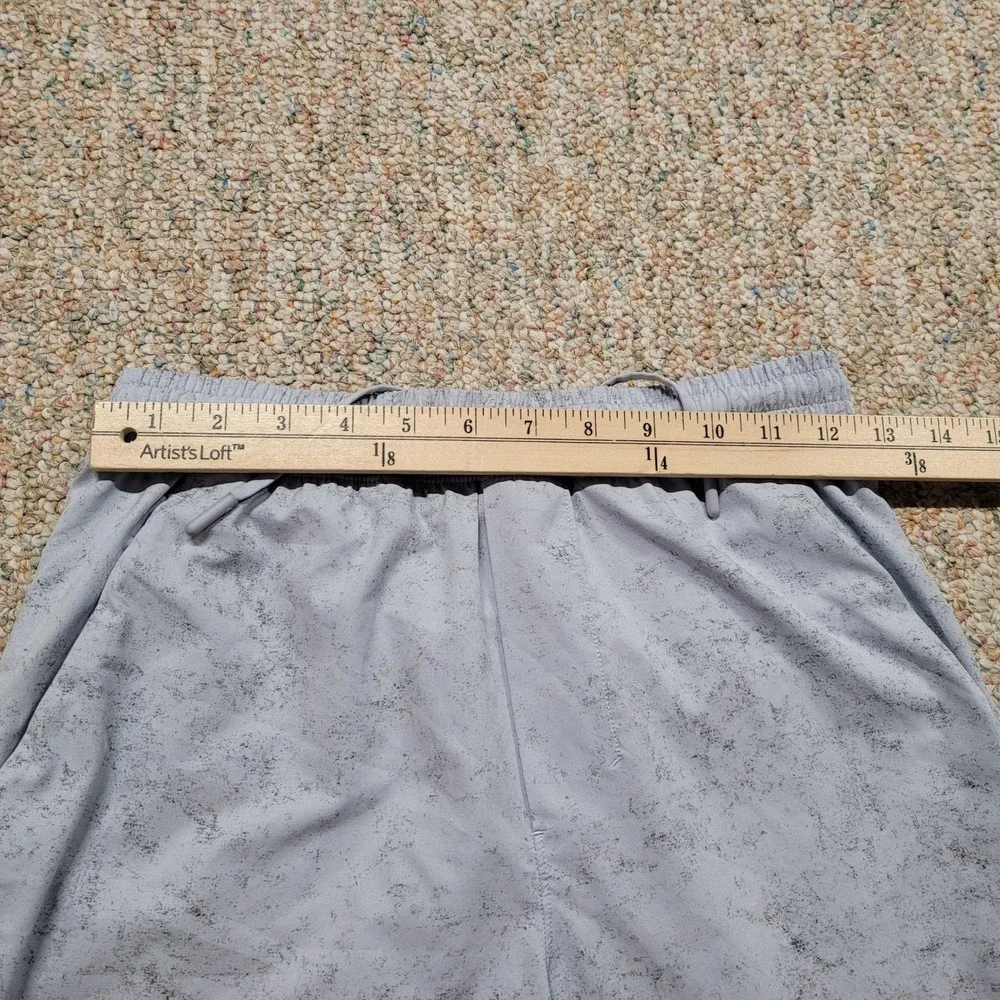 Lululemon Pace Breaker Shorts Mens Small Blue Marble Athletic Gym Running